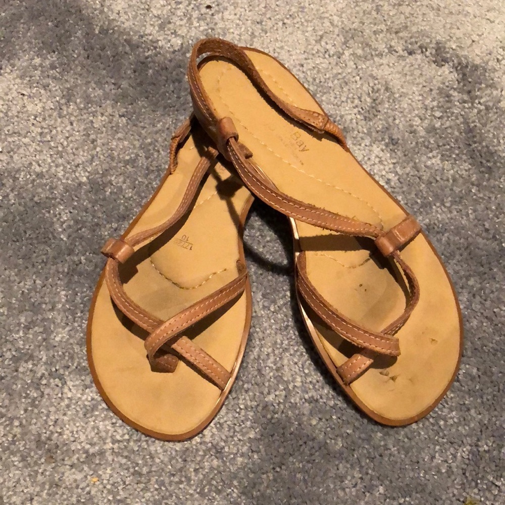 Montego Bay Club Size 5 Tan strappy sandals